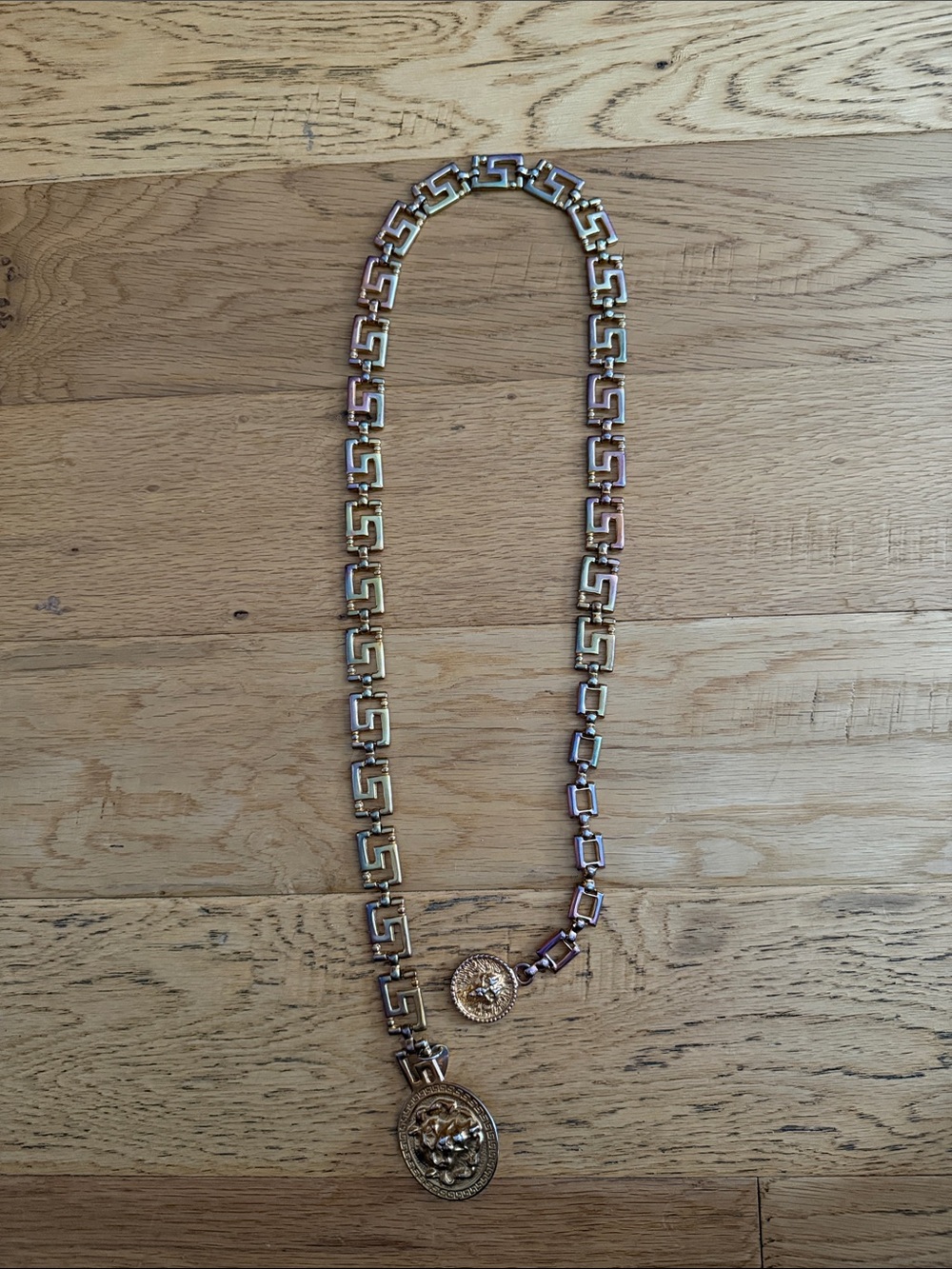 Gold Medallion Lion belt 38inch- Women